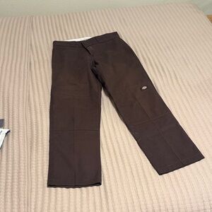 Dickies Men's Brown Double Knee Pants